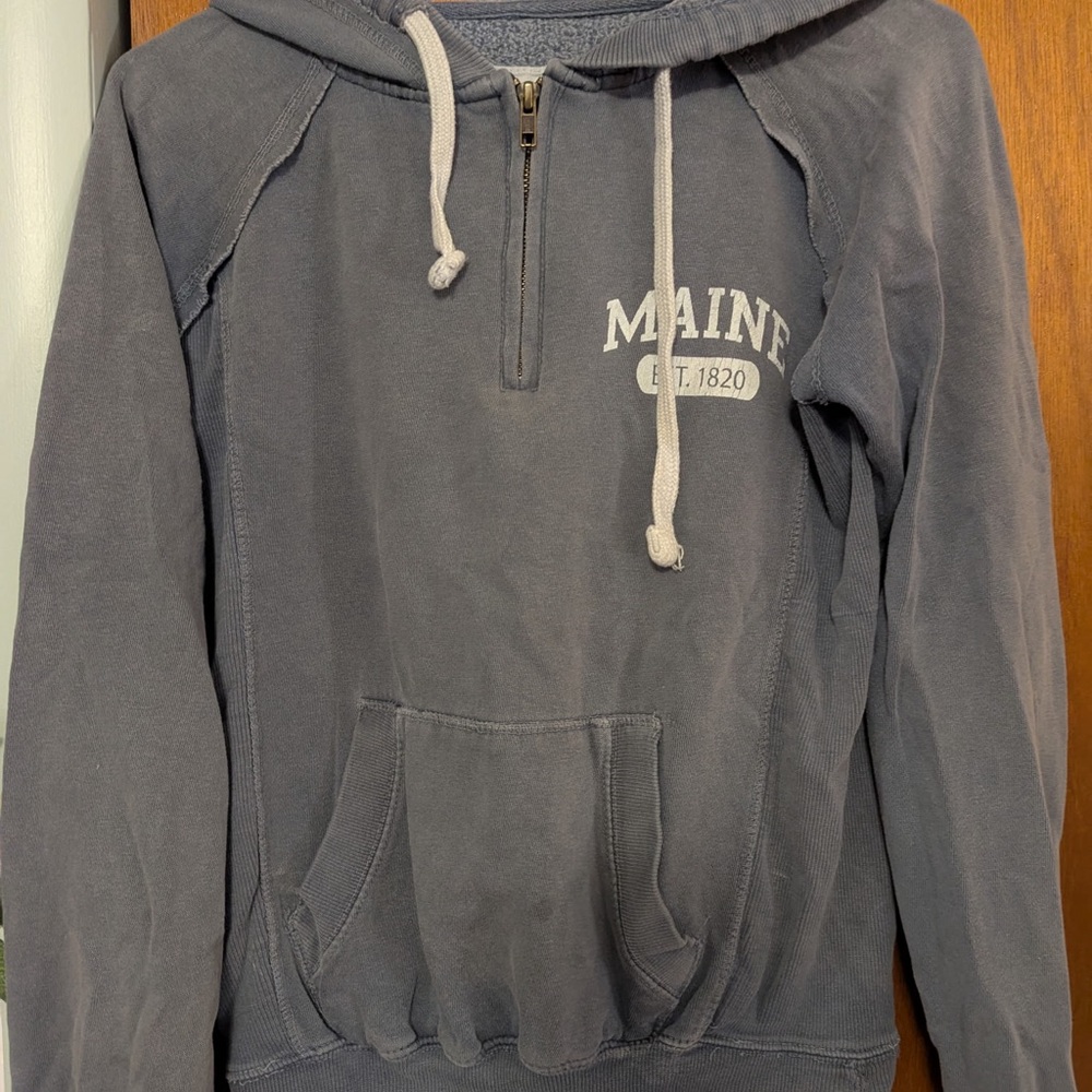 Gray Maine Hoodie